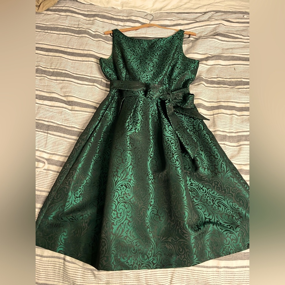 Emerald Green Christmas dress